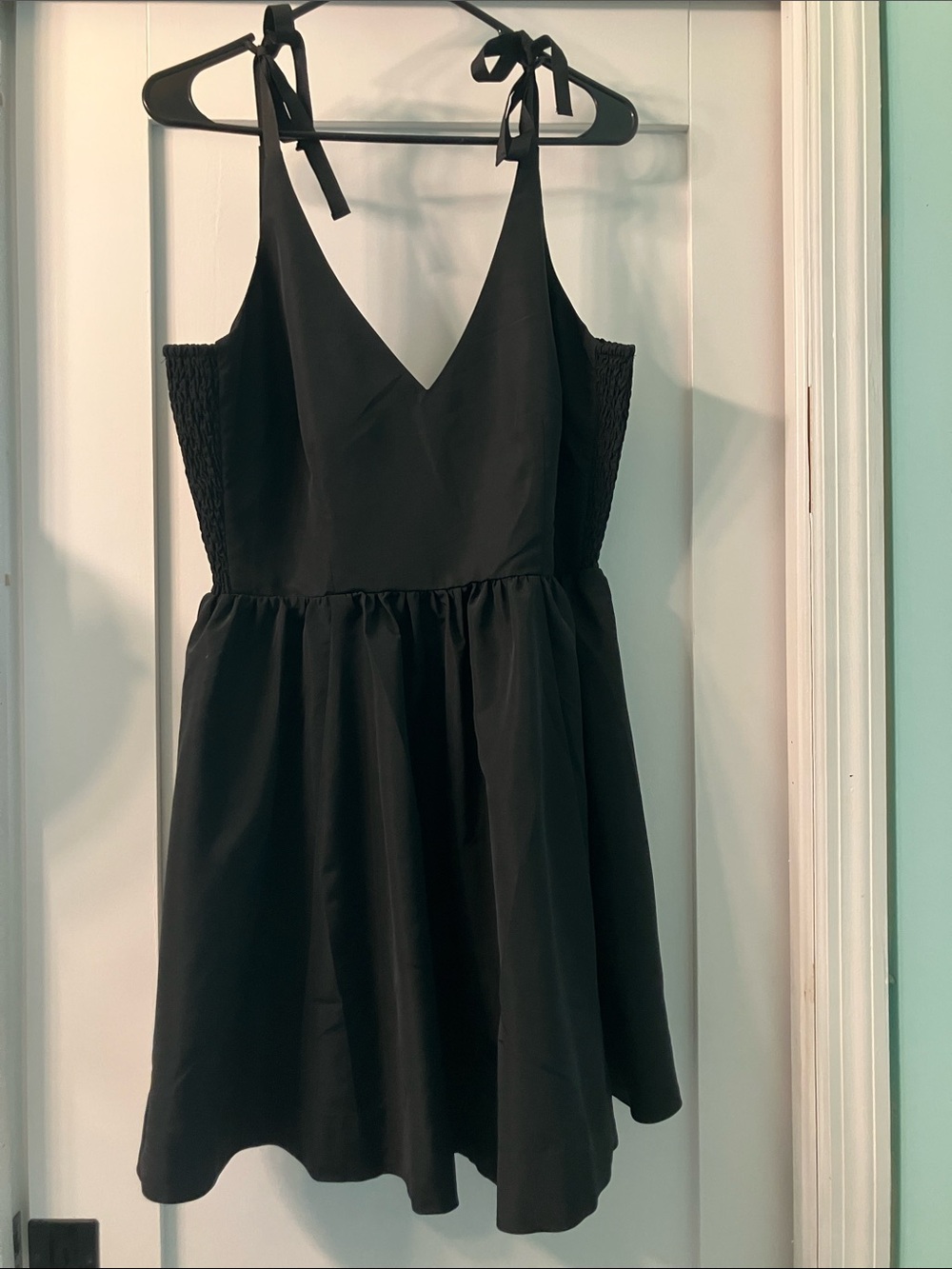 Old Navy Black Tie-Shoulder Cocktail Dress
